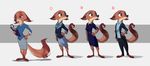 anthro blue_eyes canine clothed clothing digital_media_(artwork) female fox hand_on_hip hi_res mammal megan_fawkes ruffu simple_background solo standing 