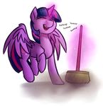  broom cutie_mark equine eyes_closed female friendship_is_magic horn horse magic mammal my_little_pony pony singing smile solo teeth tongue twilight_sparkle_(mlp) winged_unicorn wings 