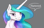  2016 animated english_text equine female feral friendship_is_magic fur grey_background hair horn looking_at_viewer mammal multicolored_hair my_little_pony portrait princess_celestia_(mlp) purple_eyes royalty silfoe simple_background smile solo text white_fur winged_unicorn wings 