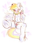  anthro anthrofied armpits better_version_at_source breasts female friendship_is_magic hair lillayfran my_little_pony nipples pussy rainbow_dash_(mlp) solo underhoof 