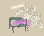  animal_genitalia animal_penis arthropod beetle big_penis breeding_mount deity egyptian_mythology grey_background hi_res huge_penis insect khepri large_penetration male olethros penetration penis simple_background smite 