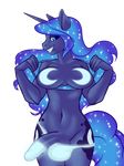  2016 alpha_channel anthro anthrofied balls bedroom_eyes big_breasts blue_eyes blue_hair breasts cutie_mark dickgirl equine friendship_is_magic hair half-closed_eyes half-erect hi_res horn intersex kronilix long_hair looking_at_viewer mammal my_little_pony navel penis presenting presenting_breasts princess_luna_(mlp) seductive simple_background smile solo standing teeth transparent_background unicorn 