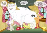  2016 anal animal_genitalia animal_penis anthro anus apple_bloom_(mlp) balls blargsnarf bulk_biceps_(mlp) cum cum_on_face cum_on_wall cutie_mark earth_pony equine equine_penis feathered_wings feathers female feral friendship_is_magic group horse mammal my_little_pony oral penis pony pussy rimming scootaloo_(mlp) sex sweetie_belle_(mlp) wings 