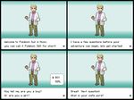  labcoat looking_at_viewer nintendo old_man ookido_yukinari pixel_art pokeball pokemon pokemon_(game) pokemon_sm sexually_suggestive short_hair text 