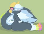  almost_naked animal_crossing anthro clothing digital_media_(artwork) fluffy fluffyfrumples footwear girly invalid_tag kicks kicks_(animal_crossing) legwear mammal nintendo shank shoes skunk sneakers socks stripes tagme video_games 