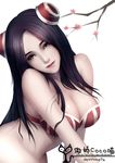  absurdres black_hair breasts cleavage destincelly highres irelia large_breasts league_of_legends long_hair realistic solo upper_body 