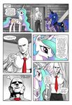  2016 anon blue_eyes blue_feathers blue_fur blush butt comic cutie_mark dialogue english_text equine eyes_closed feathered_wings feathers female feral friendship_is_magic fur hair hi_res horn human male mammal multicolored_hair my_little_pony open_mouth pencils_(artist) princess_celestia_(mlp) princess_luna_(mlp) purple_eyes raining sound_effects text tongue twilight_sparkle_(mlp) two_tone white_feathers white_fur winged_unicorn wings 