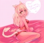  animal_ears artist_name borrowed_character female lion_ears lion_tail original signature solo tail tinyqote 