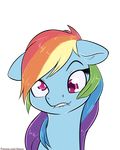  2016 alasou alpha_channel biting_lip derp_eyes equine eyelashes female friendship_is_magic hair horse long_hair looking_at_viewer mammal multicolored_hair my_little_pony pink_eyes pony portrait rainbow_dash_(mlp) rainbow_hair silly_face simple_background solo transparent_background 