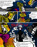  animatronic anthro bakukurara bear bow_tie comic digital_media_(artwork) five_nights_at_freddy&#039;s five_nights_at_freddy&#039;s_2 five_nights_at_freddy&#039;s_4 group lagomorph machine mammal marionette_(fnaf) nightmare_(fnaf) nightmare_balloon_boy_(fnaf) nightmare_fredbear_(fnaf) plushtrap_(fnaf) rabbit robot video_games 