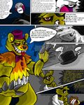  animatronic anthro bakukurara bear bow_tie comic digital_media_(artwork) five_nights_at_freddy&#039;s five_nights_at_freddy&#039;s_2 five_nights_at_freddy&#039;s_4 fredbear_(fnaf) group lagomorph machine mammal marionette_(fnaf) nightmare_balloon_boy_(fnaf) nightmare_fredbear_(fnaf) plushie plushtrap_(fnaf) puppet rabbit robot video_games 