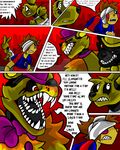  animatronic anthro bakukurara bear bow_tie comic digital_media_(artwork) five_nights_at_freddy&#039;s five_nights_at_freddy&#039;s_4 group lagomorph machine mammal nightmare_(fnaf) nightmare_balloon_boy_(fnaf) nightmare_fredbear_(fnaf) plushtrap_(fnaf) puppet rabbit robot video_games 