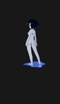  2016 big_butt black_background blue_skin breasts butt female grey_skin humanoid mask my_character not_furry puta simple_background solo spanish the_weird_space_world undilikjoker70 yijoker70 