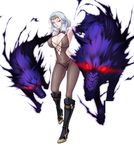  breasts cara_cromwell cara_the_blood_lord large_breasts lilith-soft red_eyes solo white_hair 