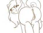  anus applejack_(mlp) butt earth_pony equine female friendship_is_magic horse looking_at_viewer mammal my_little_pony pony pussy smile unknown_artist 