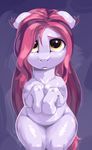  arrhythmia bat_pony fan_character female friendship_is_magic mav_(artist) my_little_pony sad slightly_chubby solo 