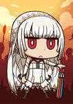  :&lt; altera_(fate) april_fools chibi closed_mouth fate/grand_order fate_(series) headpiece multiple_boys official_art photon_ray red_eyes riyo_(lyomsnpmp) smiley_face v-shaped_eyebrows veil weapon white_hair 