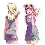  artist_request blonde_hair dress frills leni_loud nickelodeon smile sunglasses the_loud_house 