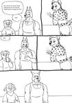  anthro bernielover canine clothing comic dialogue disney dog english_text female hi_res male mammal rebecca_(bernielover) simple_background text zootopia 