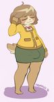  2016 animal_crossing anthro barefoot bulge canine clothed clothing crossdressing digby_(animal_crossing) dog eyes_closed fluffyfrumples male mammal nintendo simple_background skirt solo video_games white_background 