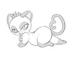  butt cat cocampplus_(artist) feline jewelpet kaiya mammal siamese 