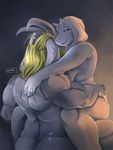  2016 anthro asgore_dreemurr back_muscles biceps blonde_hair blush breasts caprine digital_media_(artwork) duo embrace faceless_male female fur goat grey_background hair hair_grab hand_on_back hand_on_butt horn intimate lotus_position male male/female mammal monster muscular nude ocaritna on_lap restricted_palette romantic_couple sex side_boob simple_background sitting sitting_on_lap slightly_chubby smile sweat tasteful toriel undertale video_games watermark white_fur 