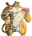  2015 abs anthro balls biceps big_balls big_muscles big_penis black_fur black_nose claws erection fangs feline fur hand_on_penis huge_balls hyper hyper_balls hyper_muscles hyper_penis kanderous looking_at_viewer male mammal masturbation muscular muscular_male nipples nude open_mouth orange_fur pecs penis precum saliva sharp_teeth simple_background solo standing stripes taoren teeth thick_penis tiger tongue tongue_out vein veiny_penis white_background white_fur 
