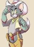  anthro bulge cat chaps cowboy_hat cowboy_outfit dandi feline hat male mammal solo tom tom_and_jerry 