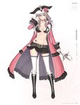  artist_name black_bikini_top black_footwear black_skirt blue_eyes boots breasts cape flower frilled_boots frills full_body grey_hair groin hair_between_eyes hair_flower hair_ornament hand_in_hair hat highleg highleg_panties highres holding holding_sword holding_weapon long_hair looking_at_viewer medium_breasts microskirt midriff navel panties pink_cape pink_flower rapier shining_(series) shining_ark shining_world simple_background skirt solo standing stomach sword tanaka_takayuki thighhighs underwear velvet_batrass weapon white_background white_legwear white_panties 