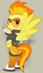  costume dm29 equine eyewear female friendship_is_magic goggles gun mammal my_little_pony overwatch pegasus ranged_weapon solo spitfire_(mlp) tracer_(overwatch) weapon wings wonderbolts_(mlp) 