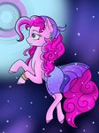  alternate_hairstyle amazingdoodlenoodle_(artist) blue_eyes ear_piercing earth_pony equine female feral friendship_is_magic fur gypsy hair horse mammal my_little_pony piercing pink_hair pinkie_pie_(mlp) pony solo 