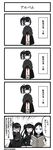  ancient_destroyer_oni angry bad_id bad_pixiv_id bangs black_hair blue_eyes blunt_bangs book chitose_(kantai_collection) comic commentary_request drill_hair embarrassed gloves hair_ornament hakama highres japanese_clothes kantai_collection kei-suwabe kimono laughing light_cruiser_oni meiji_schoolgirl_uniform mole mole_under_eye open_mouth parted_bangs photo_(object) purple_eyes ru-class_battleship school_uniform serafuku shichi-go-san shinkaisei-kan shouting side_ponytail sleeveless sweatdrop translated twitter_username wide_sleeves 