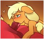  applejack_(mlp) balls blonde_hair blush brother brother_and_sister equine fellatio female friendship_is_magic hair horse incest male male/female mammal my_little_pony oral penis sex sibling sister tongue tongue_out youwannaslap 