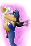  anthro balls bat big_breasts breasts butt canine clothing duo female huge_breasts lucario male mammal nintendo nude nukenugget penis pok&eacute;mon rouge_the_bat sex simple_background sonic_(series) video_games 