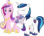  2016 90sigma absurd_res alpha_channel crown cutie_mark equine eyes_closed feathered_wings feathers female feral flurry_heart_(mlp) friendship_is_magic fur group hair hi_res horn hug male mammal multicolored_hair my_little_pony pink_fur princess_cadance_(mlp) shining_armor_(mlp) simple_background transparent_background unicorn white_fur winged_unicorn wings 