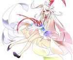  choko_(last_period) highres kawasaki_toiro last_period long_hair red_eyes solo white_hair 