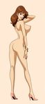 ass heels lupin_iii mine_fujiko naked nipples 
