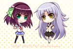  angel_beats! bad_id bad_pixiv_id chibi multiple_girls neon_(neonknight) school_uniform tenshi_(angel_beats!) thighhighs yuri_(angel_beats!) 