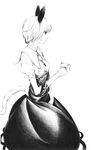  animal_ears capelet greyscale monochrome mouse mouse_ears mouse_tail nazrin profile realistic short_hair solo sousou_(sousouworks) tail touhou 