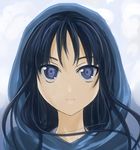  akiyama_mio black_hair blue_eyes dtcy hood hoodie k-on! long_hair no_thank_you! solo 