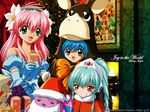  christmas galaxy_angel milfeulle_sakuraba mint_blancmanche nomad vanilla_h 