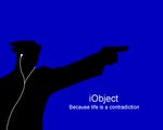  blue gyakuten_saiban ipod parody phoenix_wright pointing silhouette 