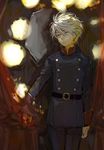  aldnoah.zero bad_id bad_pixiv_id blonde_hair blue_eyes ichinose777 male_focus military military_uniform silver_hair slaine_troyard solo uniform 