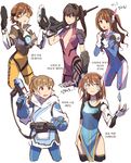  akni blush bodysuit breasts brown_eyes brown_hair cleavage_cutout cosplay d.va_(overwatch) d.va_(overwatch)_(cosplay) gloves goggles green_eyes gun handgun head_mounted_display helmet holding holding_gun holding_weapon honda_mio houjou_karen idolmaster idolmaster_cinderella_girls kamiya_nao korean long_hair looking_at_viewer medium_breasts mei_(overwatch) mei_(overwatch)_(cosplay) multiple_girls one_side_up orange_bodysuit orange_hair overwatch pink_bodysuit red_eyes shibuya_rin shimamura_uzuki short_hair sketch smile symmetra_(overwatch) symmetra_(overwatch)_(cosplay) tracer_(overwatch) tracer_(overwatch)_(cosplay) translated visor weapon widowmaker_(overwatch) widowmaker_(overwatch)_(cosplay) 