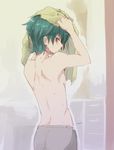  high_speed! kirishima_ikuya male_focus raipanda topless towel 