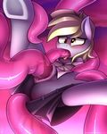  2016 animal_genitalia animal_pussy blonde_hair clothed clothing derpy_hooves_(mlp) equine equine_pussy female friendship_is_magic fur grey_fur hair hat hi_res hooves horse mammal my_little_pony partially_clothed pegasus penetration pony pussy shinodage tentacles tongue tongue_out vaginal vaginal_penetration wings 