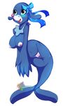  2016 bow breasts brown_eyes female hi_res mammal marine nintendo nipples nude open_mouth pink_nose pinniped pok&eacute;mon popplio pussy rainbowscreen ribbons sea_lion simple_background solo video_games white_background 