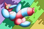  ambiguous_gender balls big_balls erection flygon_(artist) fox_noctom huge_balls hyper hyper_balls hyper_penis long_foreskin nintendo penis pok&eacute;mon porygon-z solo uncut video_games 