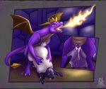  absurd_res caprine cum cum_in_pussy cum_inside dragon duo erection female feral feral_on_feral fire forced from_behind_position hi_res horn male male/female mammal mounting penis pussy rape sex sheep spyro spyro_the_dragon video_games wings zombieme 
