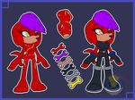  2016 bionic_eye bionics breasts curves dark_egg_legion del echidna fan_character female hair kiara-ne lady-tragedy legionnaire mammal model_sheet monotreme purple_hair scar soldier sonic_(series) voluptuous yellow_eyes 